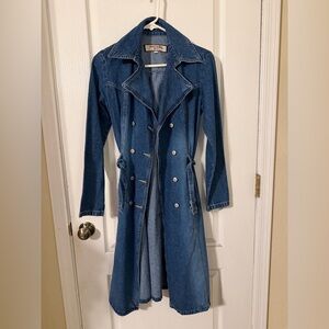 Paris Blues Classic Blue Trench Coat